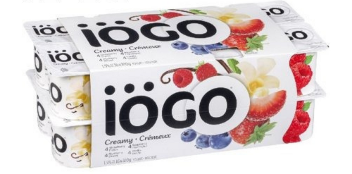 Yogurt Iogo Cups 48x100g Assorted