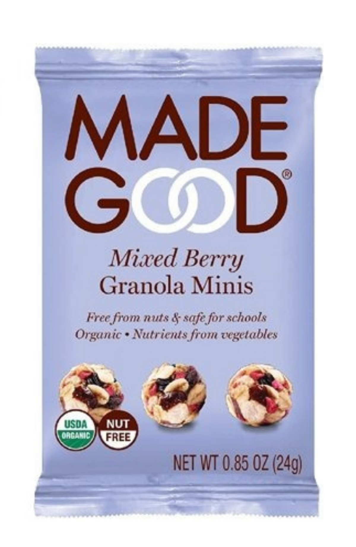 Granola Bites Made Good 28x24g Mixed Berry