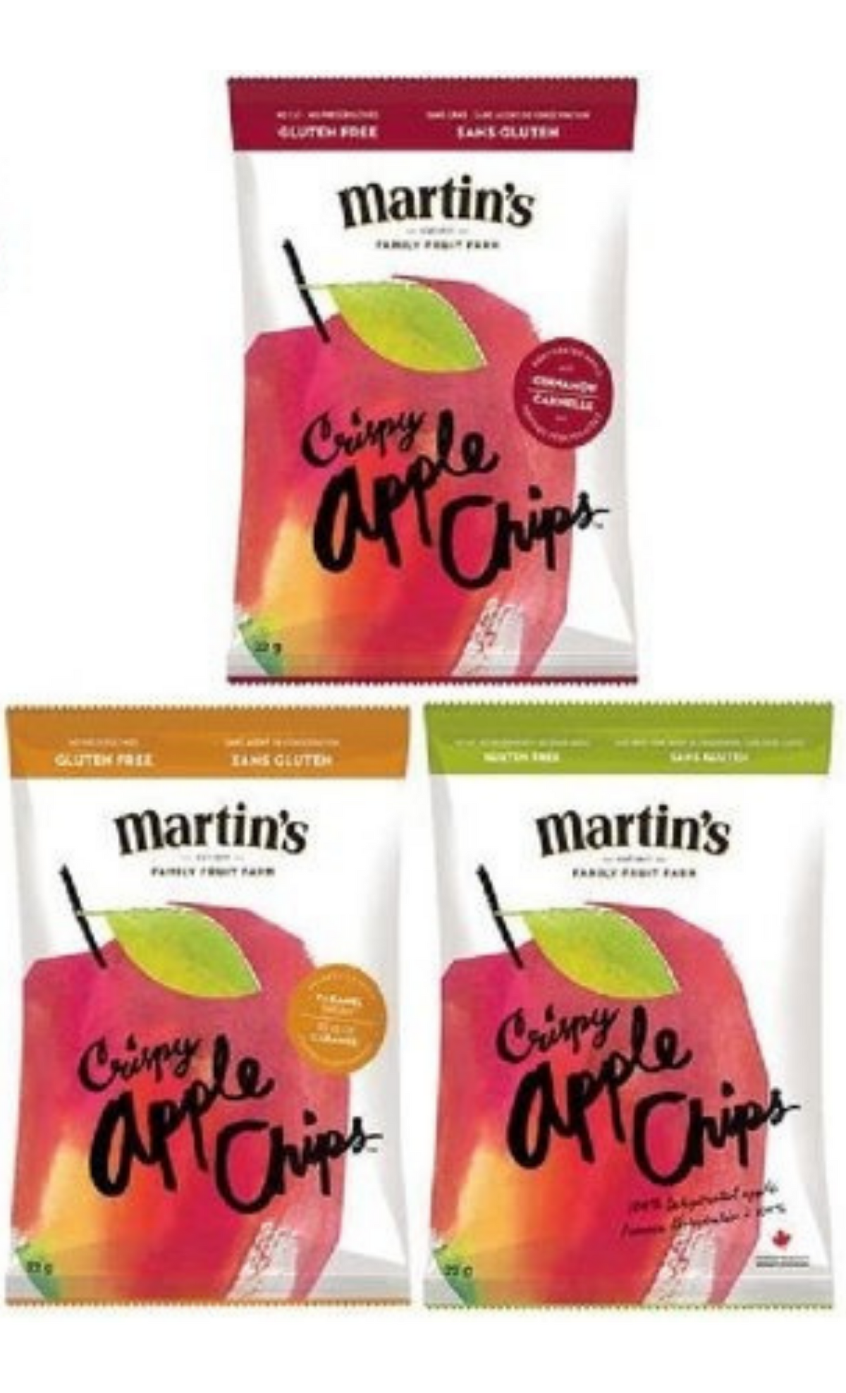 Apple Chips Martin's 24x22g Assorted – SnackshopTO