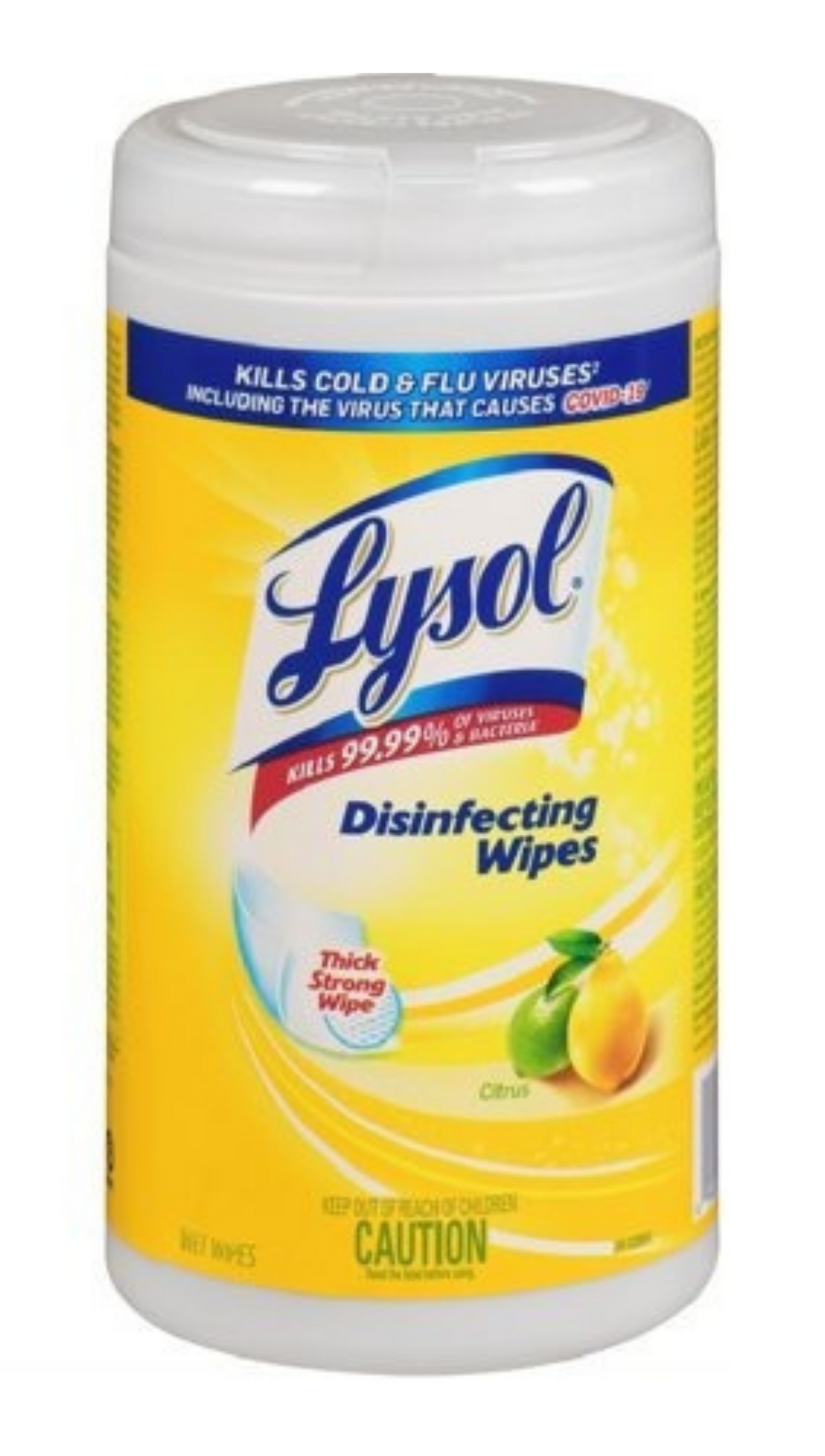 Disinfectant Wipes Lysol Citrus 1 pack (110 wipes)