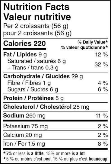 Mini French Croissants Milia 2x350g Original